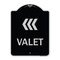Signmission Valet Left Arrow Heavy-Gauge Aluminum Architectural Sign, 24" x 18", BS-1824-22772 A-DES-BS-1824-22772 - alternate 1